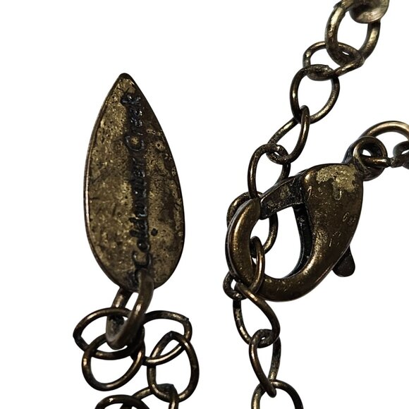 Beaded Layered Statement Necklace Yellow Turquoise Beads Multi Strand Jewelry - Picture 5 of 7